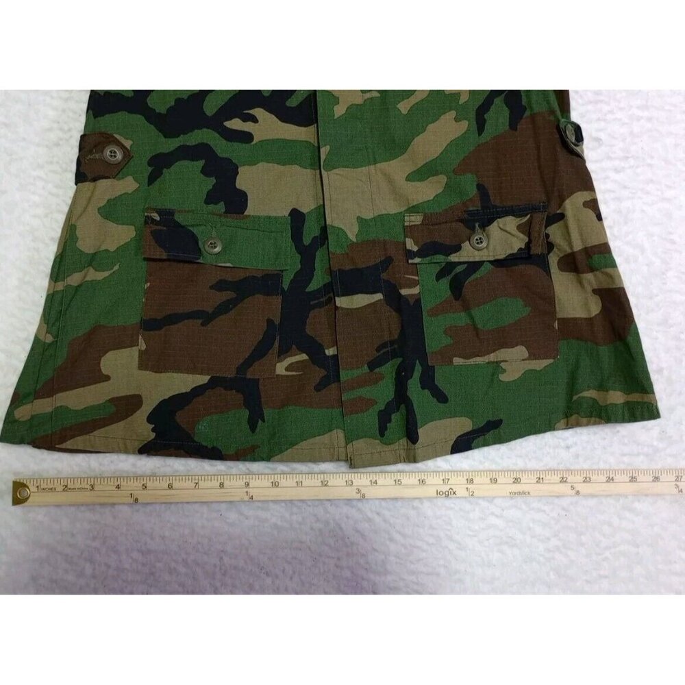 US Army Hot Weather BDU Woodland Pattern Utility WOMEN'S MATERNITY SZ 8R Jacket - Picture 6 of 12